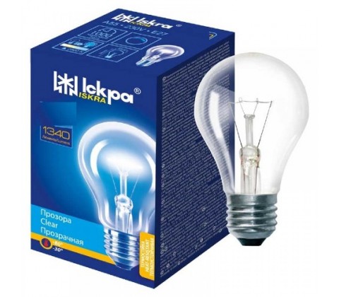 Лампа 100 Вт Е27 Іскра Лампа 100 Вт Е27 Іскра