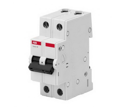 Автоматичний вимикач ABB basic M 2P C25