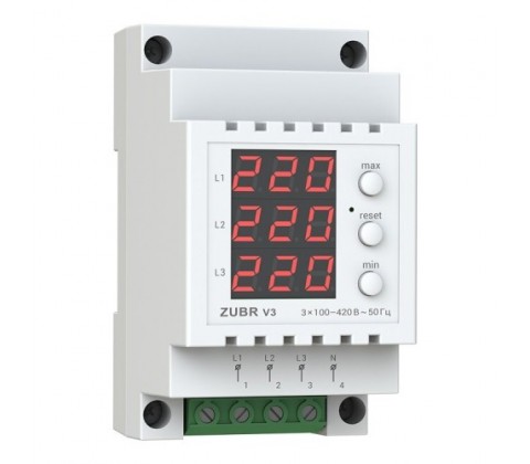 Вольтметр цифровий glaz V3 (100B-400B) ZUBR