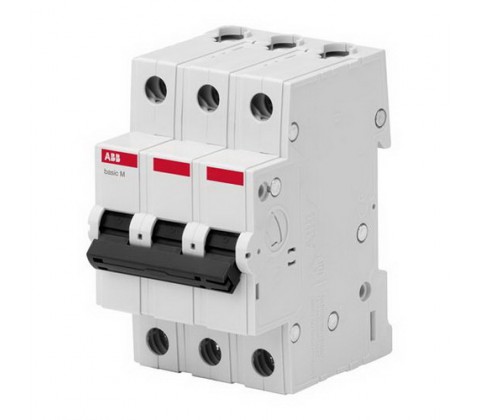 Автоматичний вимикач ABB basic M 3P C20