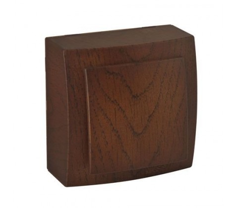 Вимикач Nilson Themis горіх 1 кл накладний Вимикач Nilson Themis горіх 1 кл накладний