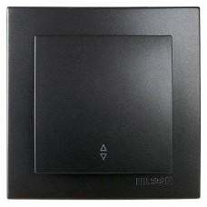 Вимикач Nilson Touran чорний прохідний 1кл Вимикач Nilson Touran чорний прохідний 1кл