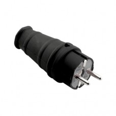 Вилка каучук VIOLUX пряма 16А Вилка каучук VIOLUX пряма 16А