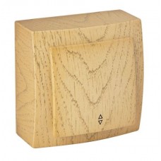 Вимикач Nilson Themis клен 1кл накладний прохідний Вимикач Nilson Themis клен 1кл накладний прохідний