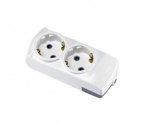 Колодка VIOLUX 2-на з заземленням Колодка VIOLUX 2-на з заземленням