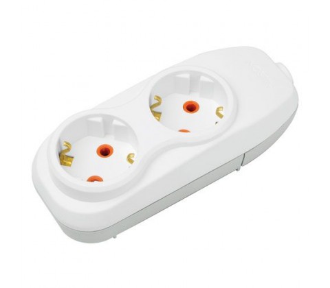 Колодка  Nilson 2-на з заземленням